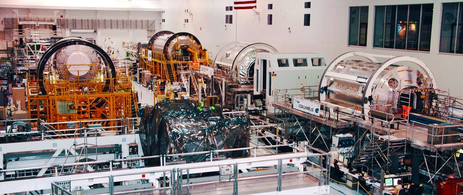 Interior of the flow meter manufacturing plant floor